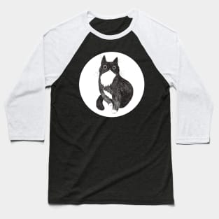 Tuxedo cat Baseball T-Shirt